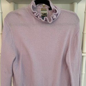 J. Crew Ruffle Neck Sweater